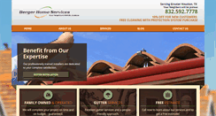 Desktop Screenshot of bergerhomeservices.com